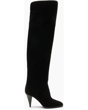 Casadei Venus Nomad Over The Knee - Black
