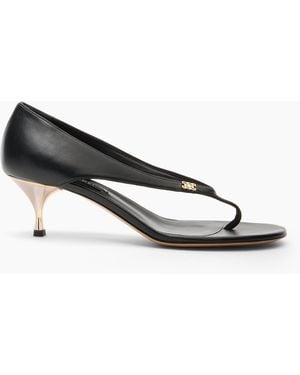 Casadei Chic Julia Kitten Sandal - Black