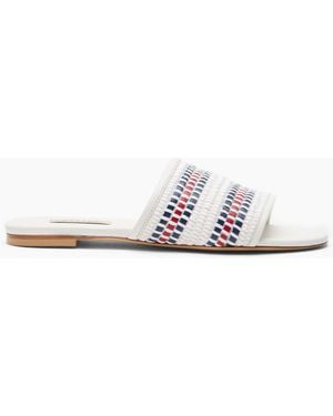 Casadei Amalfi Slide Sandal - White