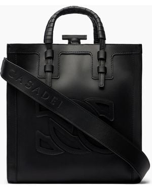 Casadei Ale Leather Bag - Black