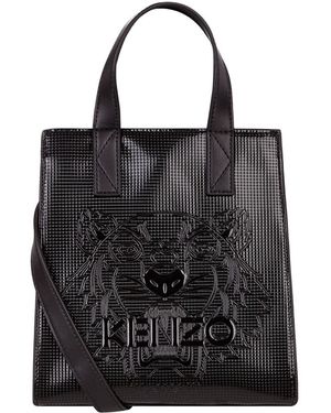 KENZO Mini Tiger Tote Bag - Black