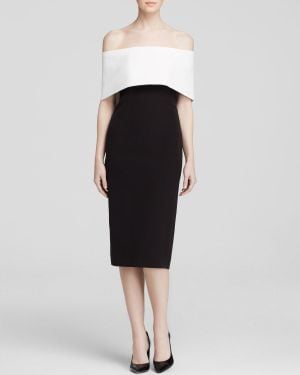 Bardot Dress - Off The Shoulder - Black