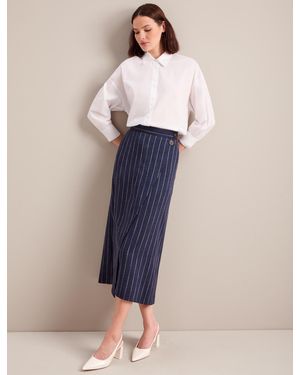 Cefinn Layla Maxi Wrap Skirt - Blue