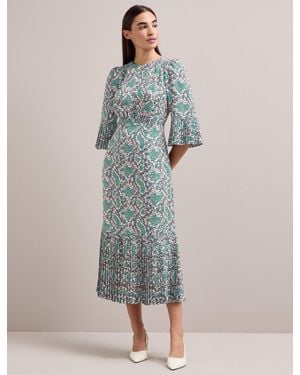 Cefinn Tibi Maxi Dress - Blue