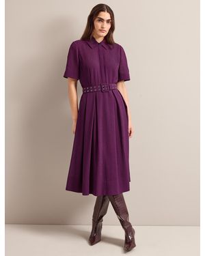 Cefinn Anya Techni Voile Dress - Purple