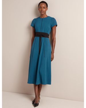 Cefinn Rosie Techni Voile Maxi Dress - Blue