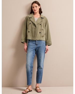 Cefinn Rory Cotton Twill Jacket - Brown