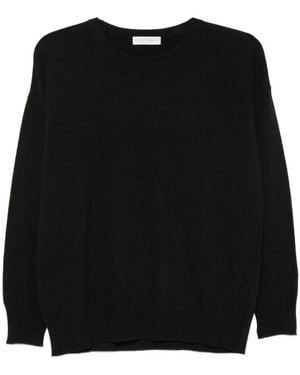 Le Tricot Perugia Maglia Girocollo Manica Lunga - Nero