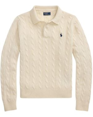 Polo Ralph Lauren Maglione Color Crema - Bianco