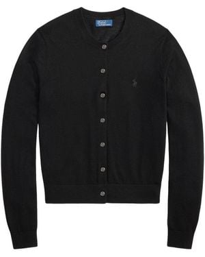 Polo Ralph Lauren Cardigan Girocollo - Nero