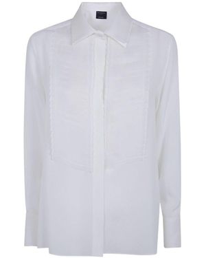Antonelli Camicia A Tinta Unita Bianca - Bianco
