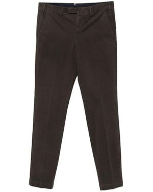 PT Torino Pantaloni Sartoriali A Gamba Dritta Scuro - Nero