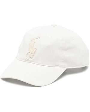 Polo Ralph Lauren Cappello Da Baseball Con Ricamo Po - Bianco
