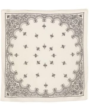 Destin Foulard Con Stampa Paisley - Neutro