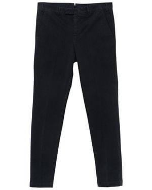 PT Torino Pantaloni Sartoriali A Gamba Dritta Scuro - Nero