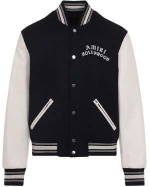 Amiri Giacca Varsity - Blu