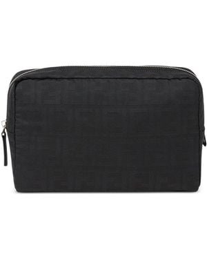 Fendi Beauty Case Medium Ff Light - Nero