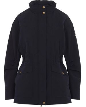 Moncler Giacca Con Cappuccio - Blu