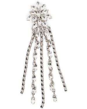 Alessandra Rich Orecchini A Fiori - Bianco