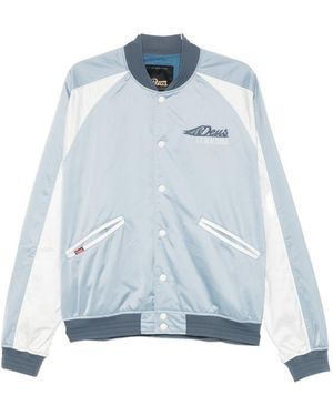 DEUS Giacca Color-Block Con Logo Ricamato - Blu