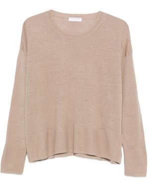 Majestic Maglione Girocollo - Neutro