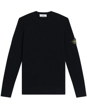 Stone Island Maglia Girocollo Blu
