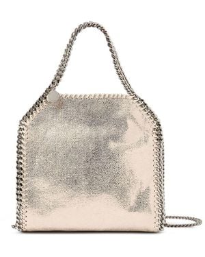 Stella McCartney Borsa Tote Falabella Metallizzata - Neutro