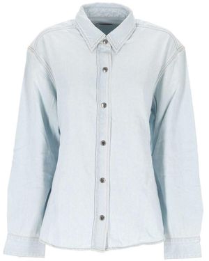 Agolde Camicia Cut-Out - Blu