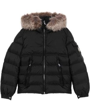 Moncler New_Byronf Cappotto Con Finiture - Nero