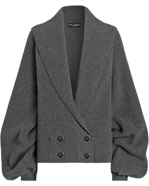 Dolce & Gabbana Maglia Cardigan Doppiopetto - Grigio