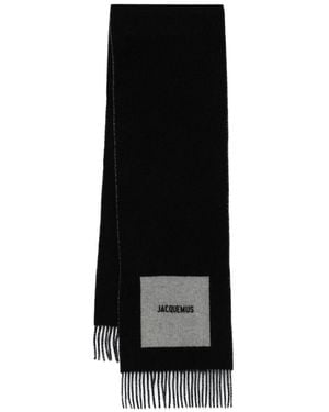Jacquemus Sciarpa Rond Carré - Nero