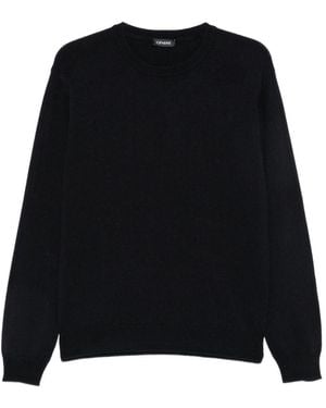 CENERE MAGLIERIA Maglione Girocollo A Maglia Fine - Nero