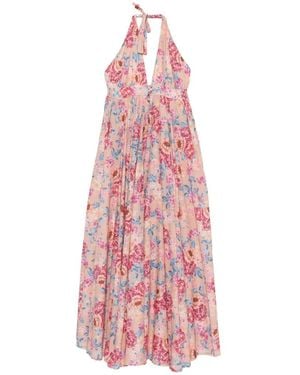Anjuna Abito Lungo Bridget Con Stampa Floreale - Rosa