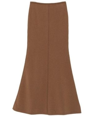 Max Mara Gonna "Piuma" - Marrone