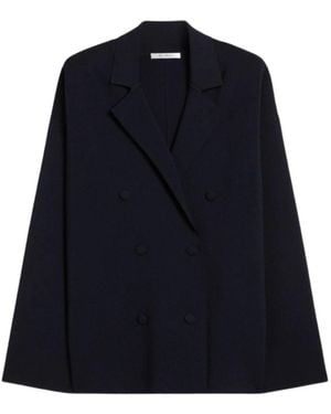 Max Mara Pure Blazer Doppiopetto - Blu