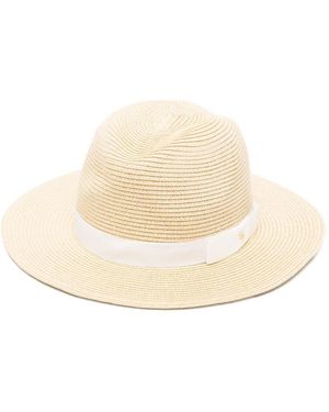 Ralph Lauren Cappello Di Paglia Con Dettaglio A Fiocco - Bianco