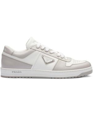 Prada Sneakers Downtown Con Inserti - Bianco