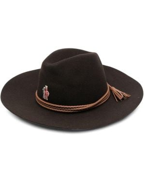 Moncler Cappello Con Tesa - Nero