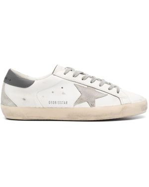 Golden Goose Scarpe Da Ginnastica Super-Star Invecchiate - Bianco