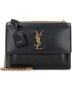 Saint Laurent Borsa "Sunse"T Media - Nero