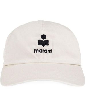Isabel Marant Cappello Da Baseball Tomas Con Ricamo-Donna - Neutro