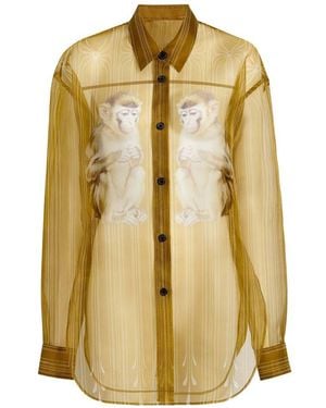 KHAITE Goya Top - Metallizzato