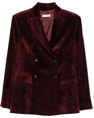 Antonelli Blazer Doppiopetto Gravona A Coste - Viola