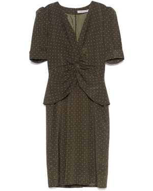 Alessandra Rich Abito Midi - Verde