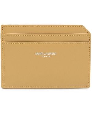 Saint Laurent Portacarte Paris Aperto - Neutro