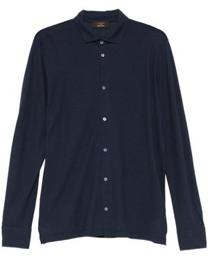 Zanone Camicia A Maniche Lunghe - Blu