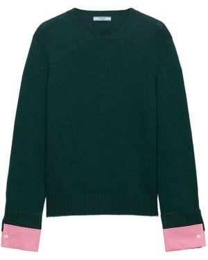 Prada Maglione Girocollo - Verde