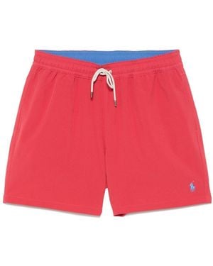 Polo Ralph Lauren Costume Da Bagno Traveler - Rosso