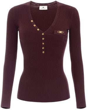 Elisabetta Franchi Maglia - Viola