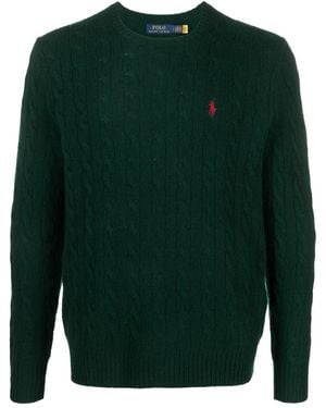 Polo Ralph Lauren Maglione Con Motivo Polo Pony - Verde